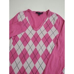 Tommy Hilfiger Women's Long Sleeve Sweater Blouse, Medium